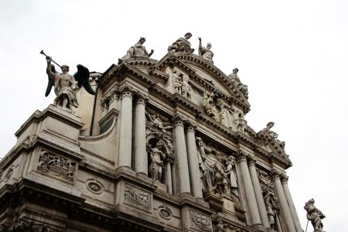 stucco façade figures stucco