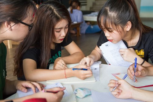 study  in  classroom