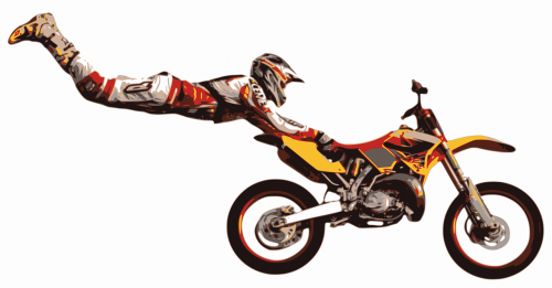 stuntman motocross stunt