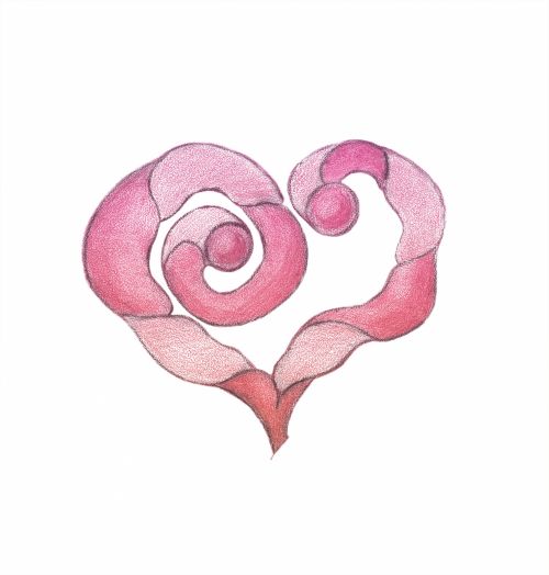 Stylized Pink Heart