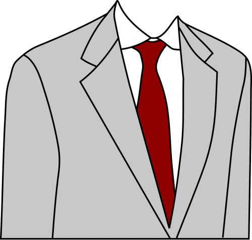 suit grey clothing