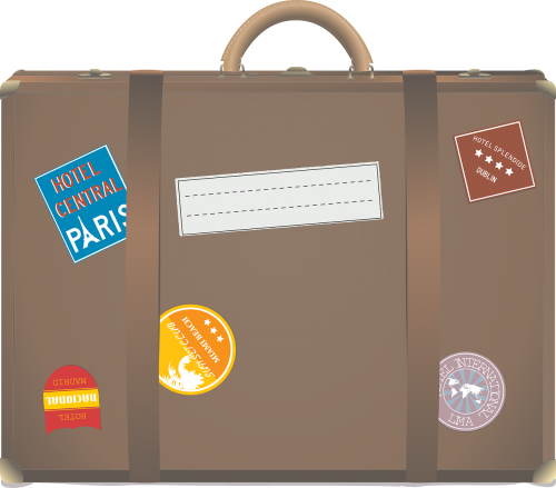 suitcase travel baggage