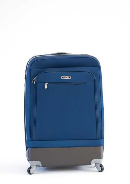 suitcase travel blue