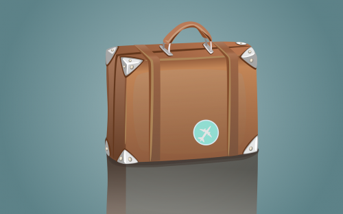suitcase briefcase travel