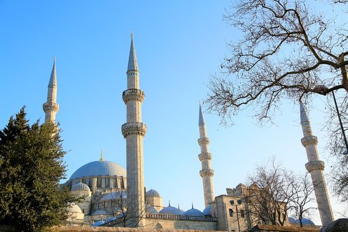 süleymaniye  cami  the minarets