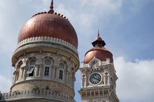 sultan abdul samad building clock tower historical