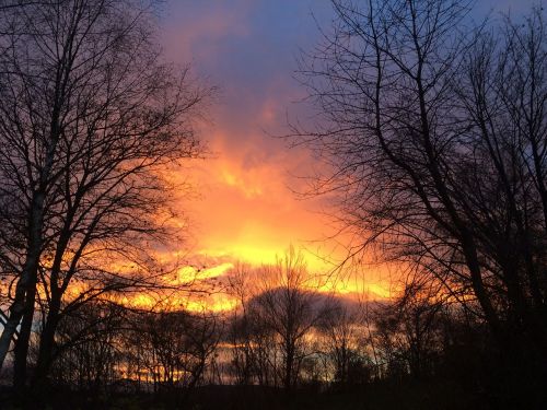 šumava kašperské hory sunset