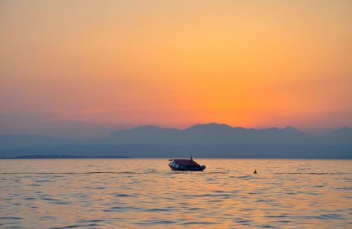 summer sunset landscape