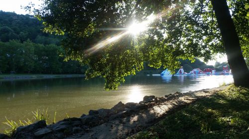 summer lake lakeside