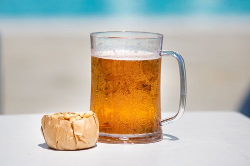summer pool beer