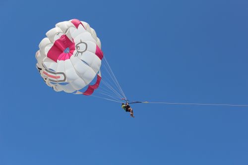 summer parachute parasailing