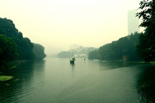 summer anhui hefei amidst the hazy