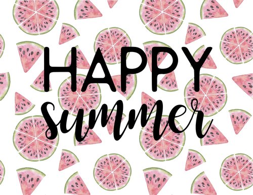 summer  watermelon  happy