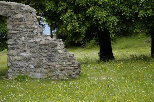 summer castle ruin