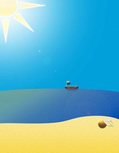 Summer Beach Background