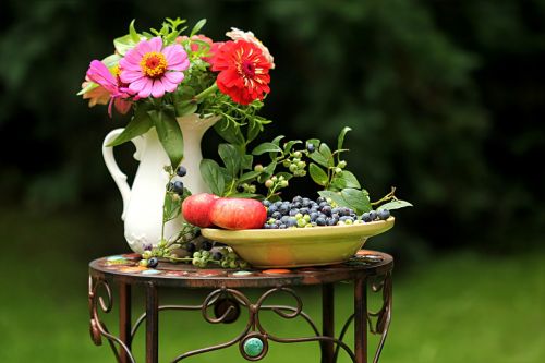 summer impression flowers fruit