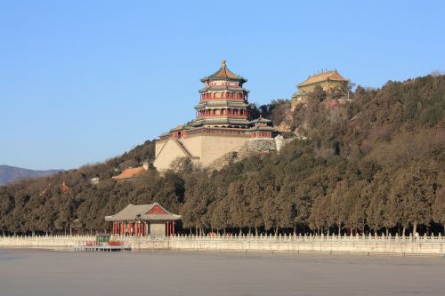 summer palace beijing winter