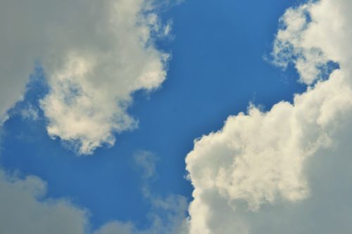 Summer Sky With Clouds