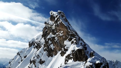 summit  mountain  snow