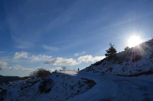 sun mountain snow