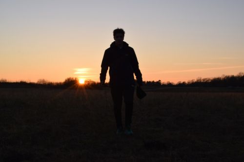 sun silhouette sunset