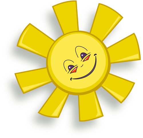 sun face happy