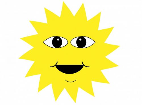 sun face happy