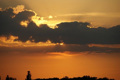 sun sunset clouds