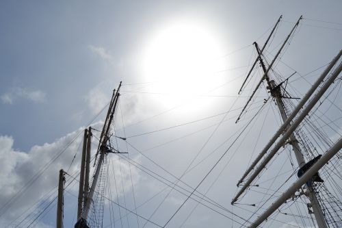 sun sky sailing vessel