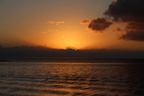 sun sunset mauritius