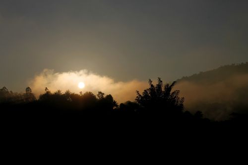 sun mountains sunrise