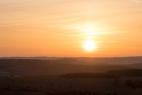 sun sunset abendstimmung