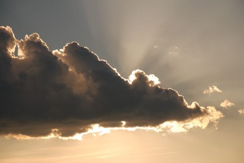 sun cloud landscape