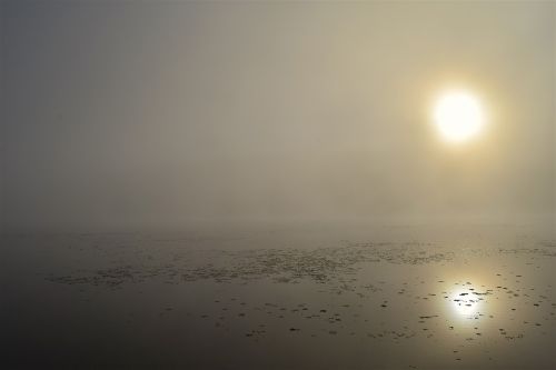 sun lake mist