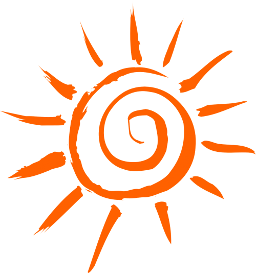 sun orange design