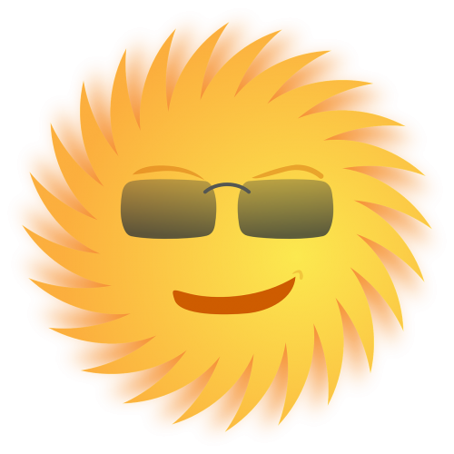 sun glasses smile