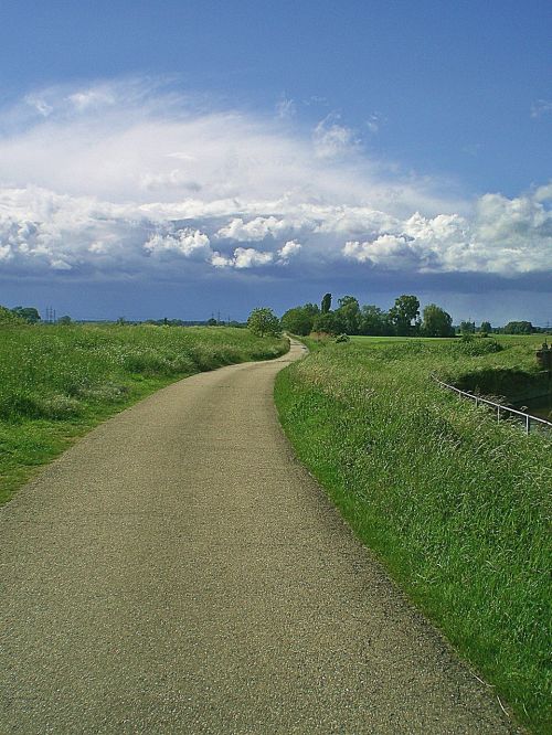 sun clouds landscape