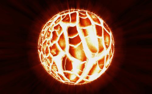 sun explosion planet