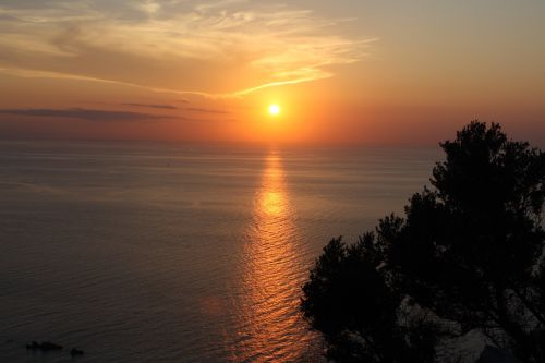 sun sunset sea