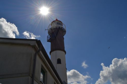 sun lighthouse sky