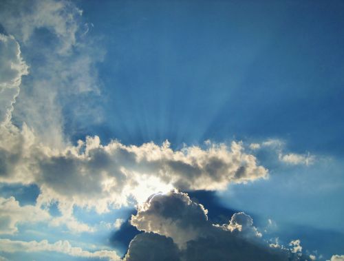 Sun Behind Cloud