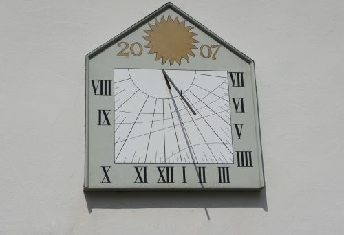 Sun Dial In Thorpeness