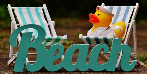 sun loungers beach font