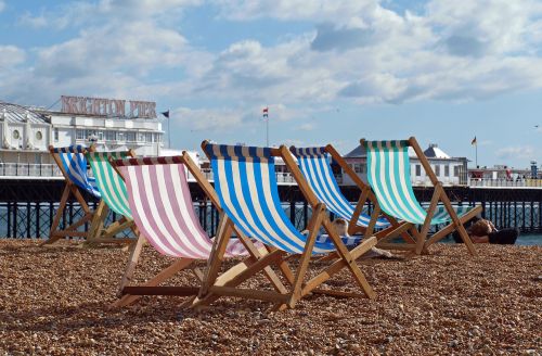 sun loungers beach deck chair