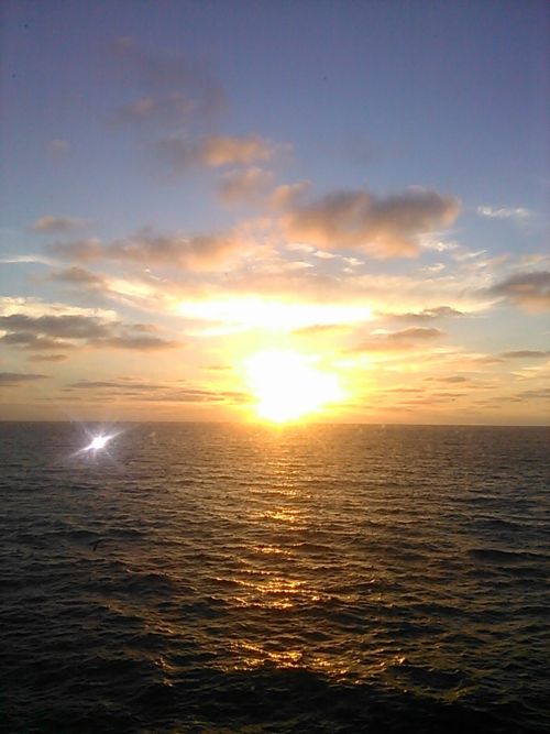 Sun Over The Ocean