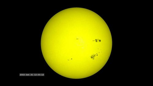 sun spots sun solar flare