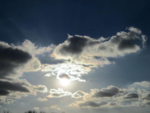 Sun With Clouds 13