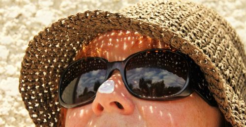 sunblock sunglasses skincare