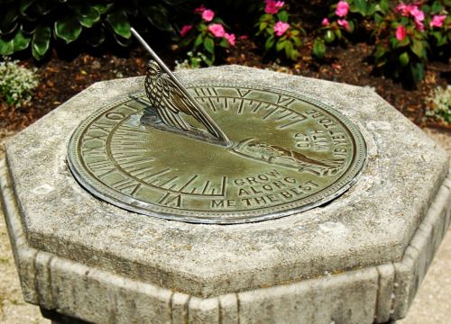 sundial time stone