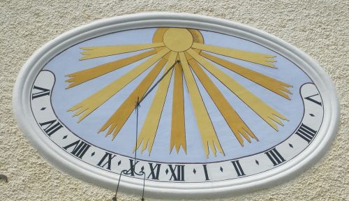 sundial clock time of